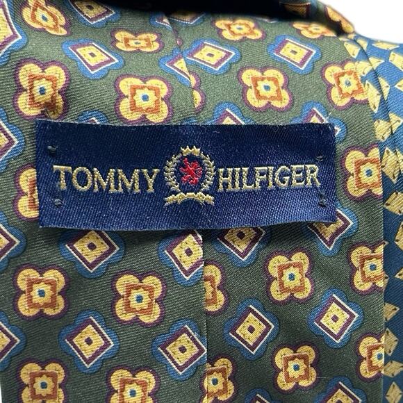 Tommy Hilfiger Vintage Silk Tie‎ Office Professional Formal USA Italian Silk - Picture 2 of 3